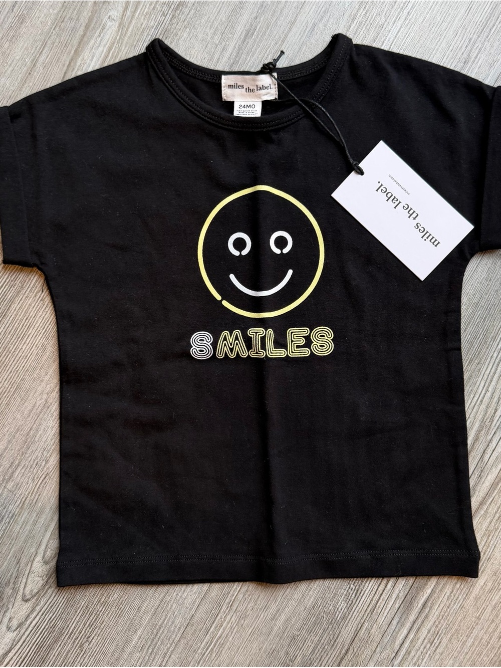 Miles the Label  'Smiles' Graphic Tee